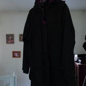 Woolrich hooded raincoat